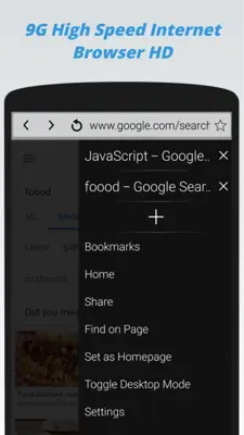 4G Speed Browser HD android App screenshot 2