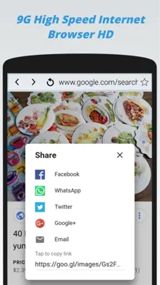 4G Speed Browser HD android App screenshot 4